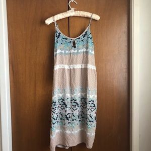 vintage boho 90s mini dress small-medium